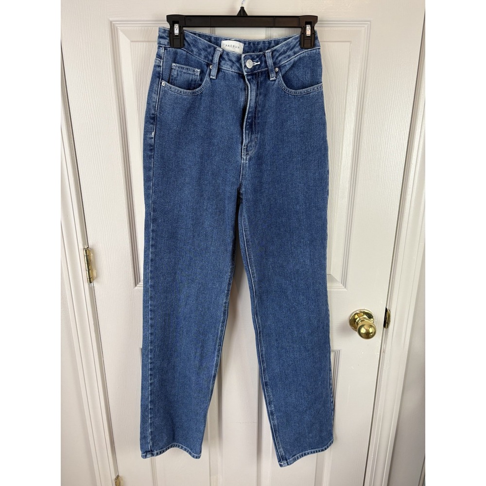 PacSun 90s Boyfriend Jeans Women 26 Blue Excellent High Rise Straight Leg Denim